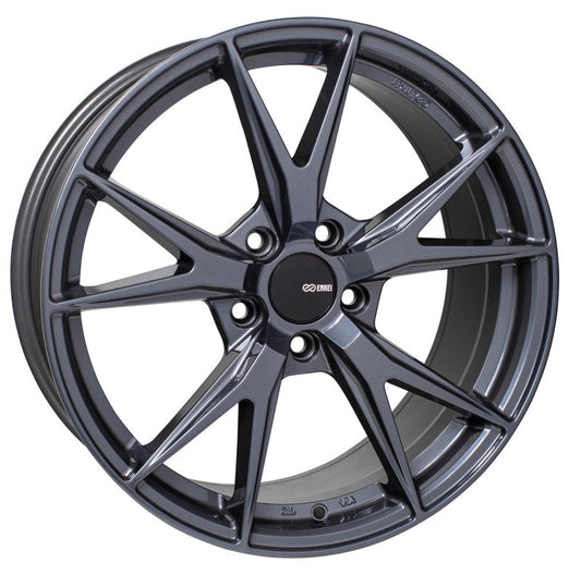 Enkei Phoenix 18x8 40mm Offset 5x108 72.6mm Bore Blue Gunmetal Wheel - 523-880-3140BGM